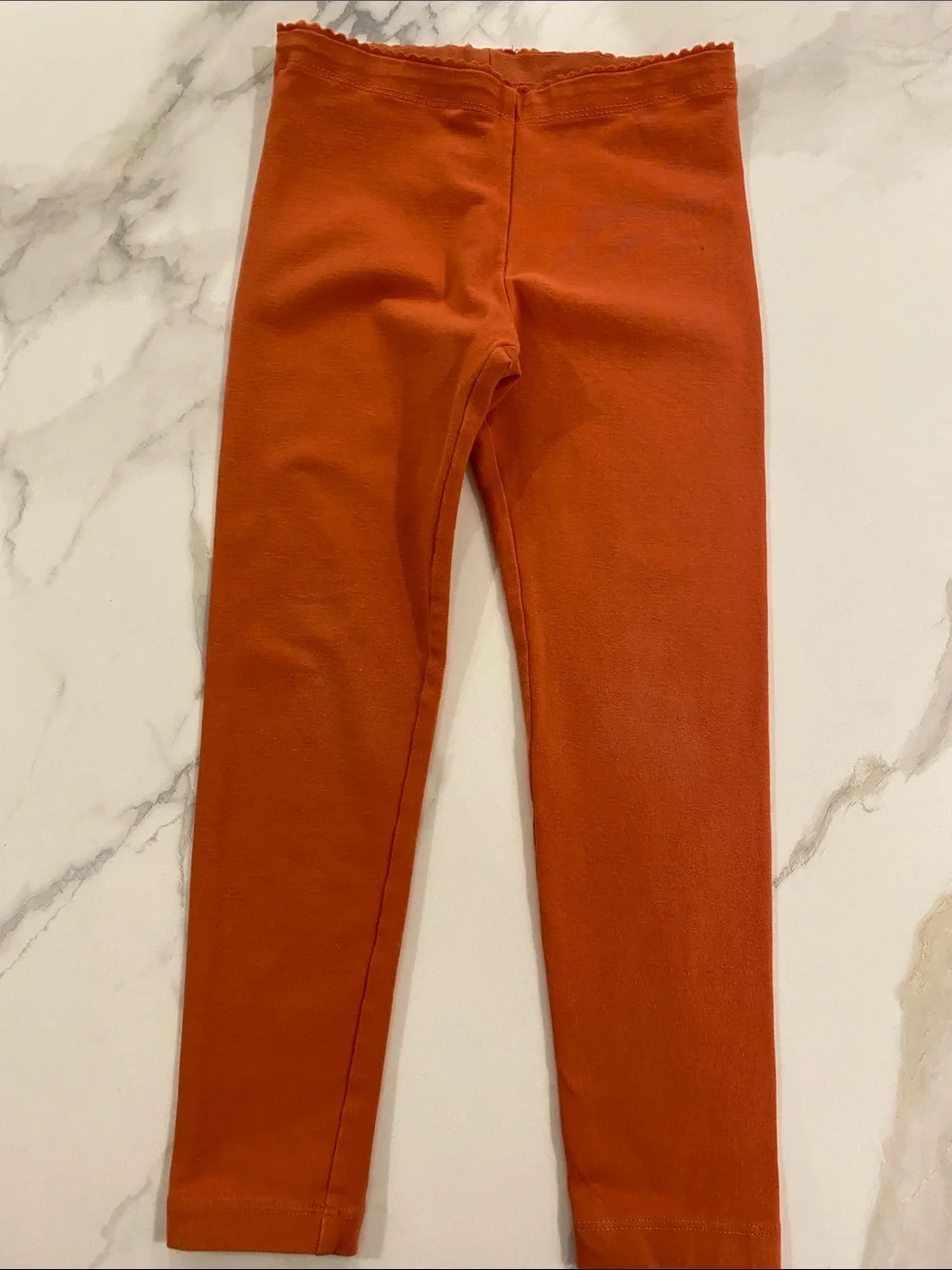The Tea Collection Solid Leggings size 6 blue and a pumpkin color